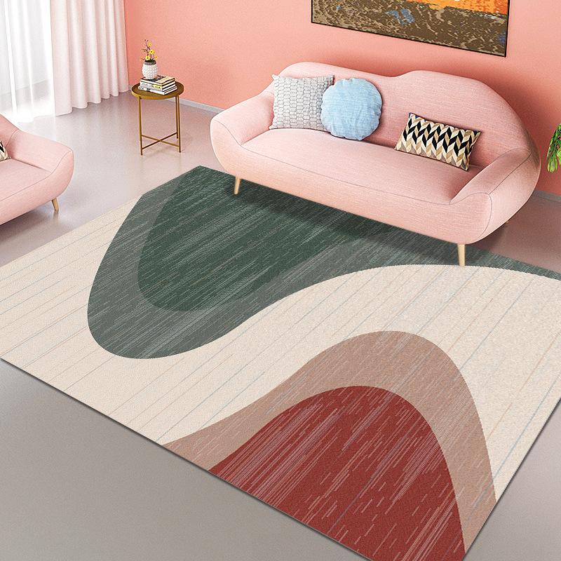 Living Room Nordic Carpet Bedroom Carpet Dirt Resistant Carpet Anti Slip Floor Mat Large-area Floor Mat