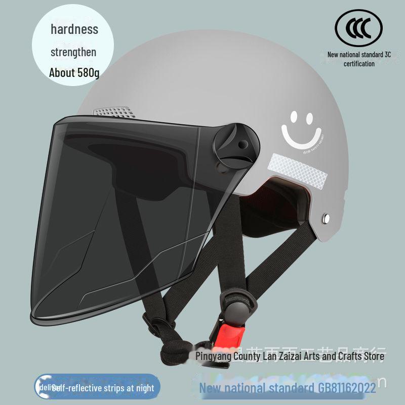 All-Season Electric Bike & Motorcycle Helmet, 3C Certified, Free Shipping, Unisex