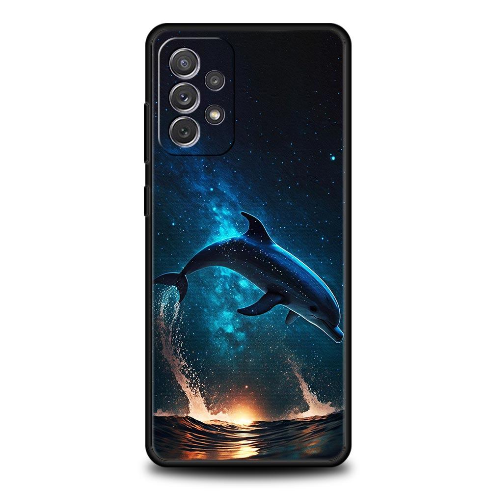 Чехол для телефона с изображением морского животного Дельфин для Samsung Galaxy A51 A71 A21S A12 A11 A31 A41 A03s A52 A32 A22 A13 A23 A33 A53 A73 5G