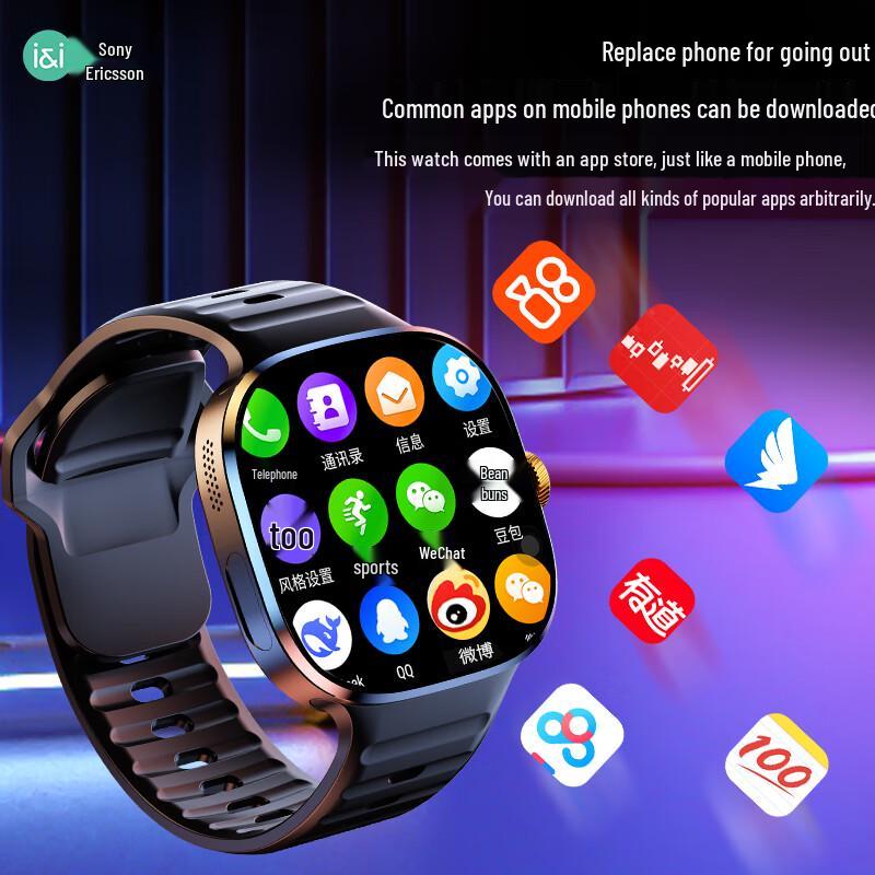 SOAIY 5G Умные часы-смартфон с поворотной камерой и GPS (Китайская версия)