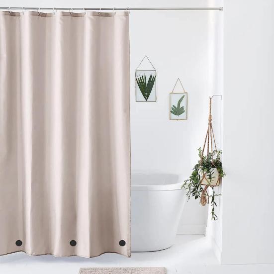 2Pairs Shower Curtain Magnets Strong Magnetic Rust-Proof Heavy-Duty Never Break or Fall Off Shower Curtain Holders