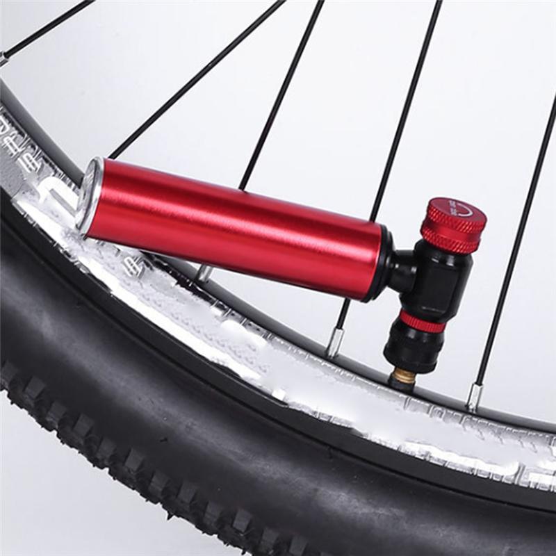 Bike CO2 Automatic Pump Portable Tire Inflator Schrader Presta Adapter MTB Road Bike