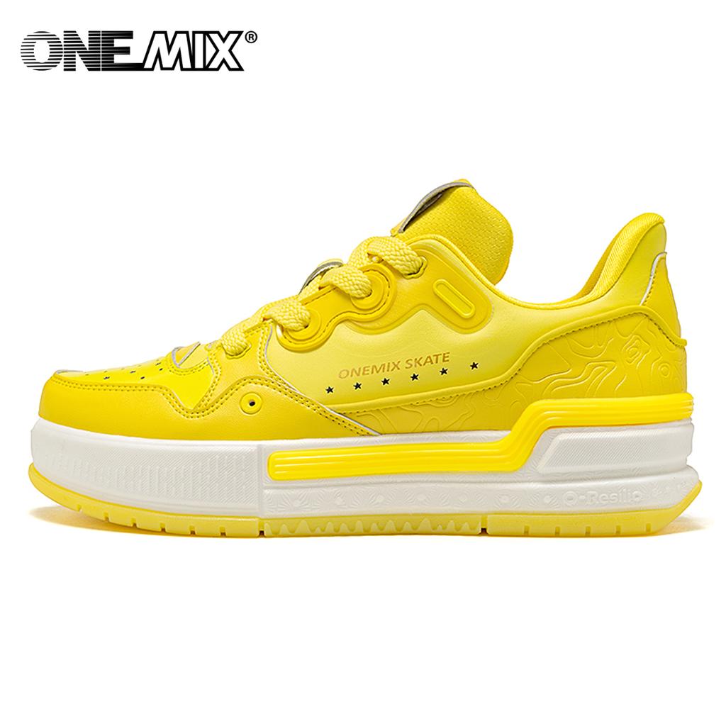 ONEMIX Board Shoes For Men and Women, Breathable And Shock-absorbing Bread Shoes Outdoor Thick Soled Versatile And Lightweight