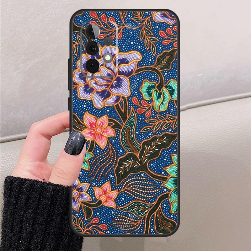 Чехол с узором Батик для Samsung Galaxy A37 A17 A57 A55 A35 A15 A32 A12 A52 A54 A34 A14 A56 A36 A16 A13 A53