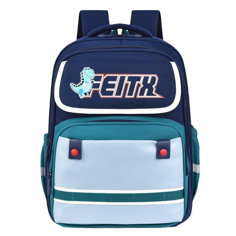 Oxford Cloth Lightweight School Bag For Grades 3-4 With Fun Design