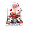 Electric Christmas Santa Claus Music Instrument Playing Xmas Toy Party Ornaments