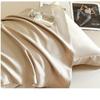 Premium 100% Long Staple Cotton Pillowcase Set 48x74cm Pair Soft Sateen Finish Solid Color Luxury Bedding Single Pillow