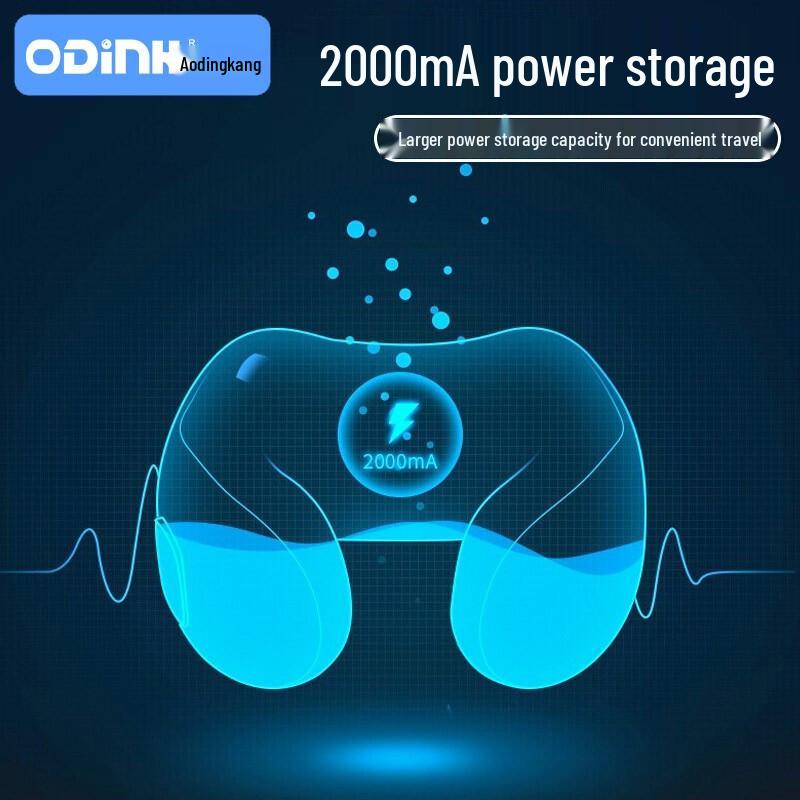U-образная многорежимная подушка-массажер для шеи ODINK, штекер CN (адаптер в комплекте)