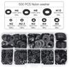 500Pcs Nylon Flat Washers Thick Flat Sealing Black Plastic Washers Form M2-M10