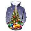 Толстовки с капюшоном с рисунком рождественской елки для мужчин 3D The Perfect Tree Printed Hooded Sweatshirts Kids Fashion Winter Pullover Pop Hoodie
