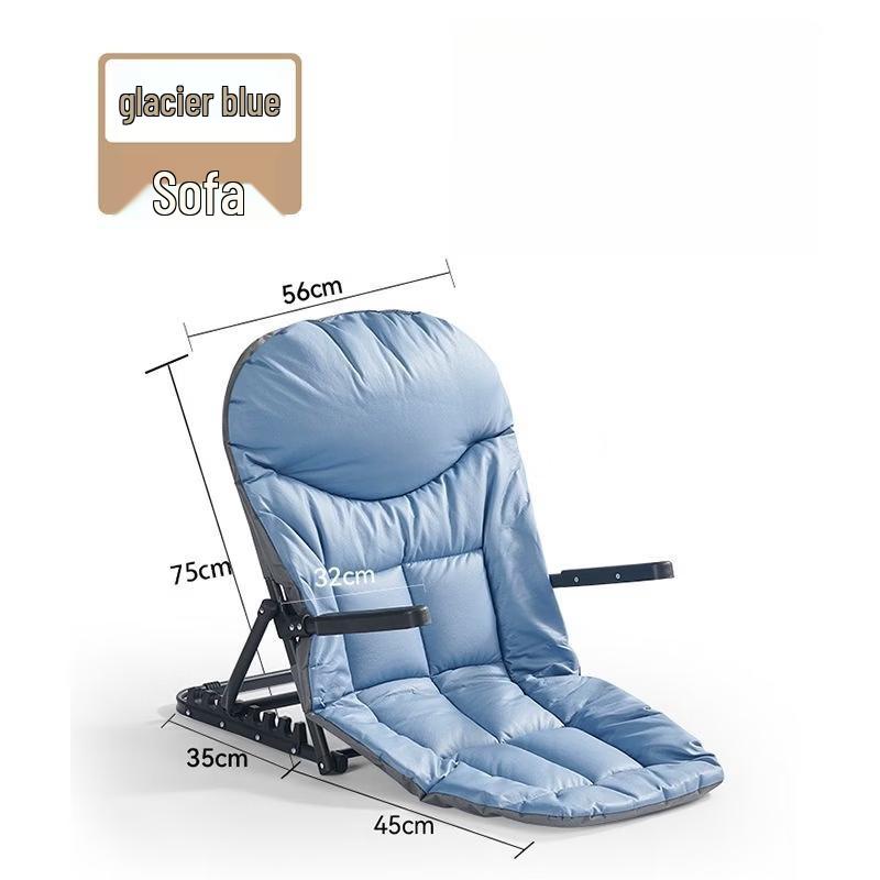 OIMG Folding Dormitory Bed Backrest Chair