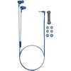 Sony MDR-EX255AP Earphones: In-ear type with remote control and microphone, Blue (MDR-EX255AP L)