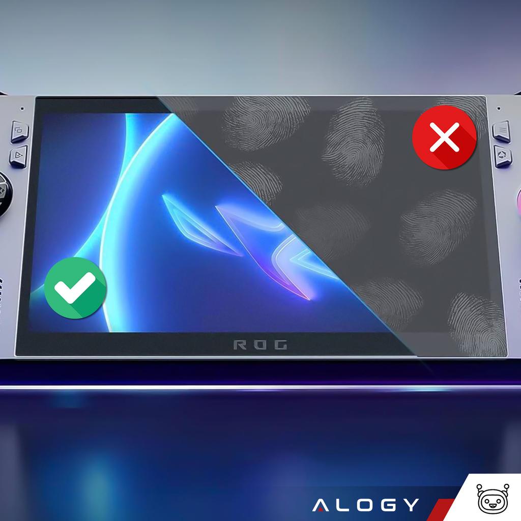 2X Szkło Hartowane Do Asus Rog Ally Na Ekran Konsoli Alogy Screen Protector Pro+ 9H