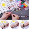 Ассорти бусин для рукоделия Бусины для браслетов Цветные мелкие стеклянные бусины для браслетов Изготовление ювелирных изделий Рукоделие