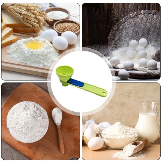 Воронка для протеинового порошка, мерная ложка, не допускающая проливания, спортивные напитки для тренировок, удобство использования одной рукой