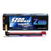 Zeee 7.4V 80C 5200mAh 2S LiPo Аккумулятор для RC, Высокая Емкость, Совместим с RC Машинами, Грузовиками, Дронами и Другими (4 мм Золотой штекер с T-образным разъемом)