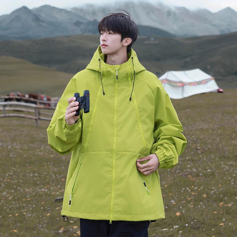Куртка для мужчин и женщин, весенняя, парная, куртка softshell, мужская одиночная, ветрозащитная, водонепроницаемая, для активного отдыха, съемная