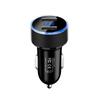 Universal 12V-24V Fast Dual USB Car Charger Adapter with LED Voltage Display 3.1A Car Phone Charger