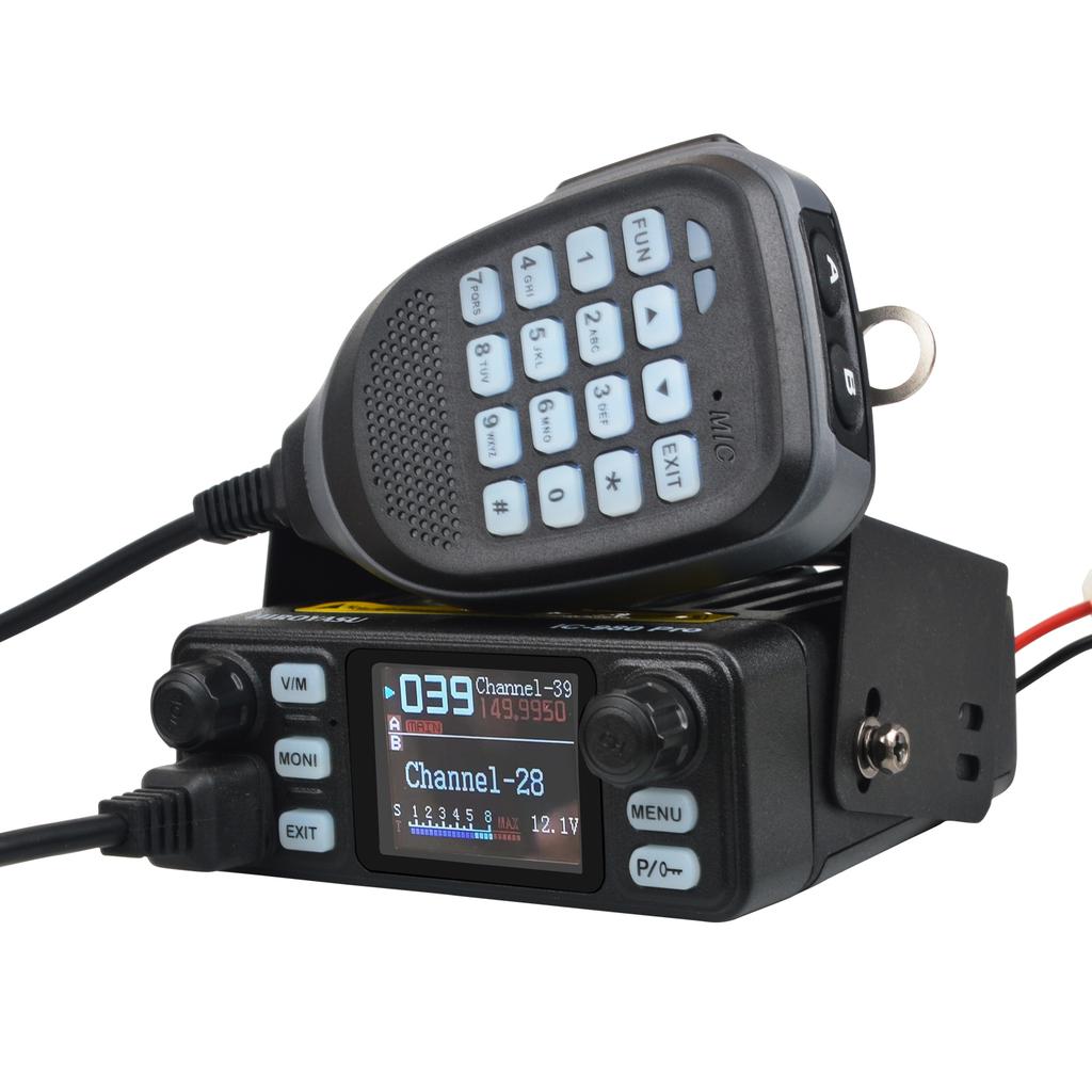 Радиостанция Hiroyasu IC-980Pro VHF UHF Двухдиапазонная Двойное наблюдение 25 Вт 200 Каналов Шумоподавление Мини FM VOX Скремблер Мобильная радиостанция