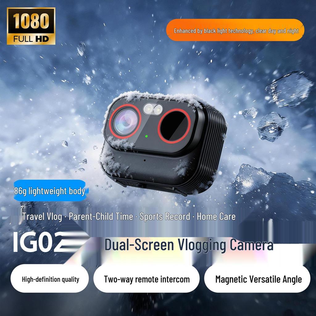 IG02 HD 1080P Поворотный объектив Наружная спортивная камера с 4G и Циклической записью