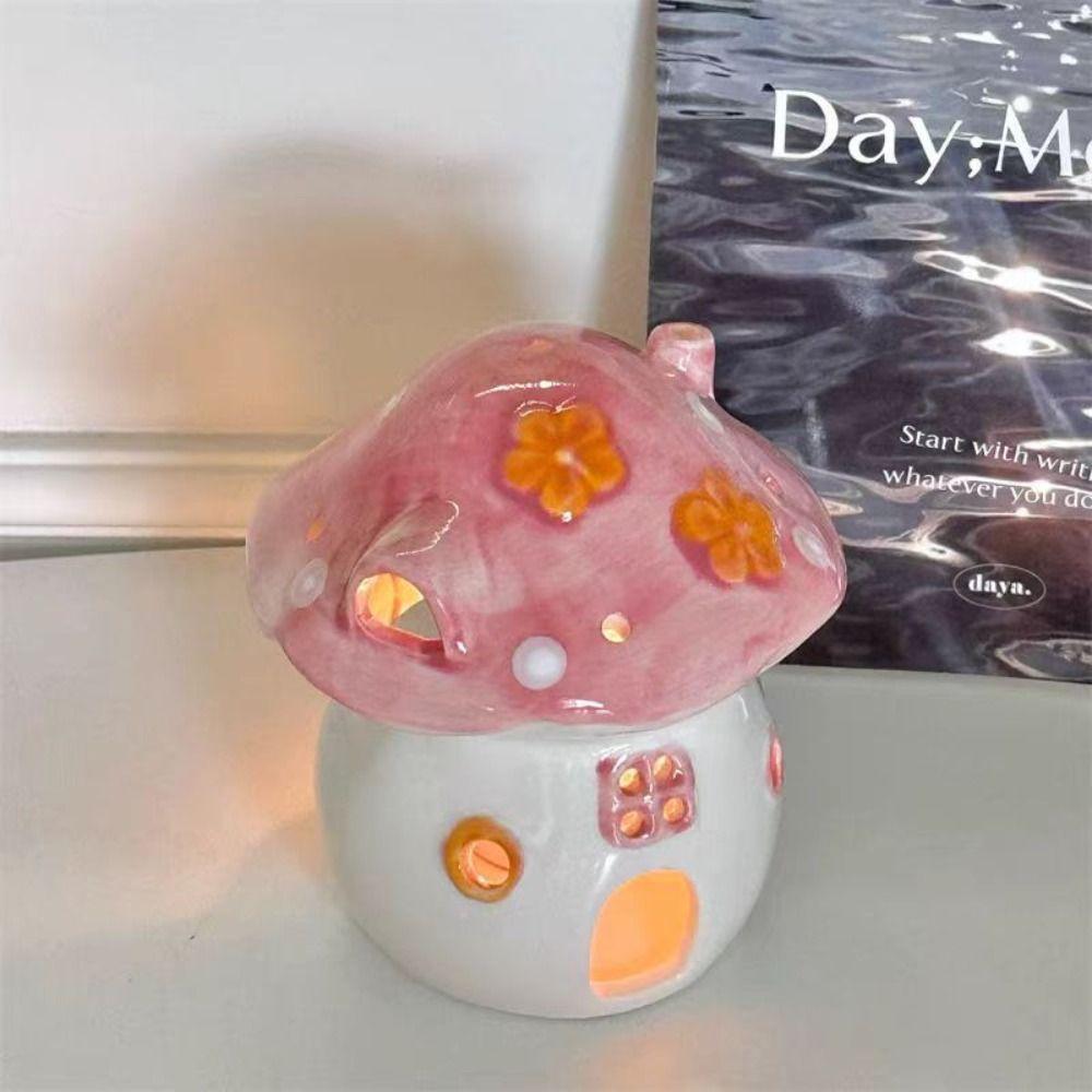 Romantic Ceramic Aromatherapy Stove Cartoon Mushroom Incense Burner Party Supplies
