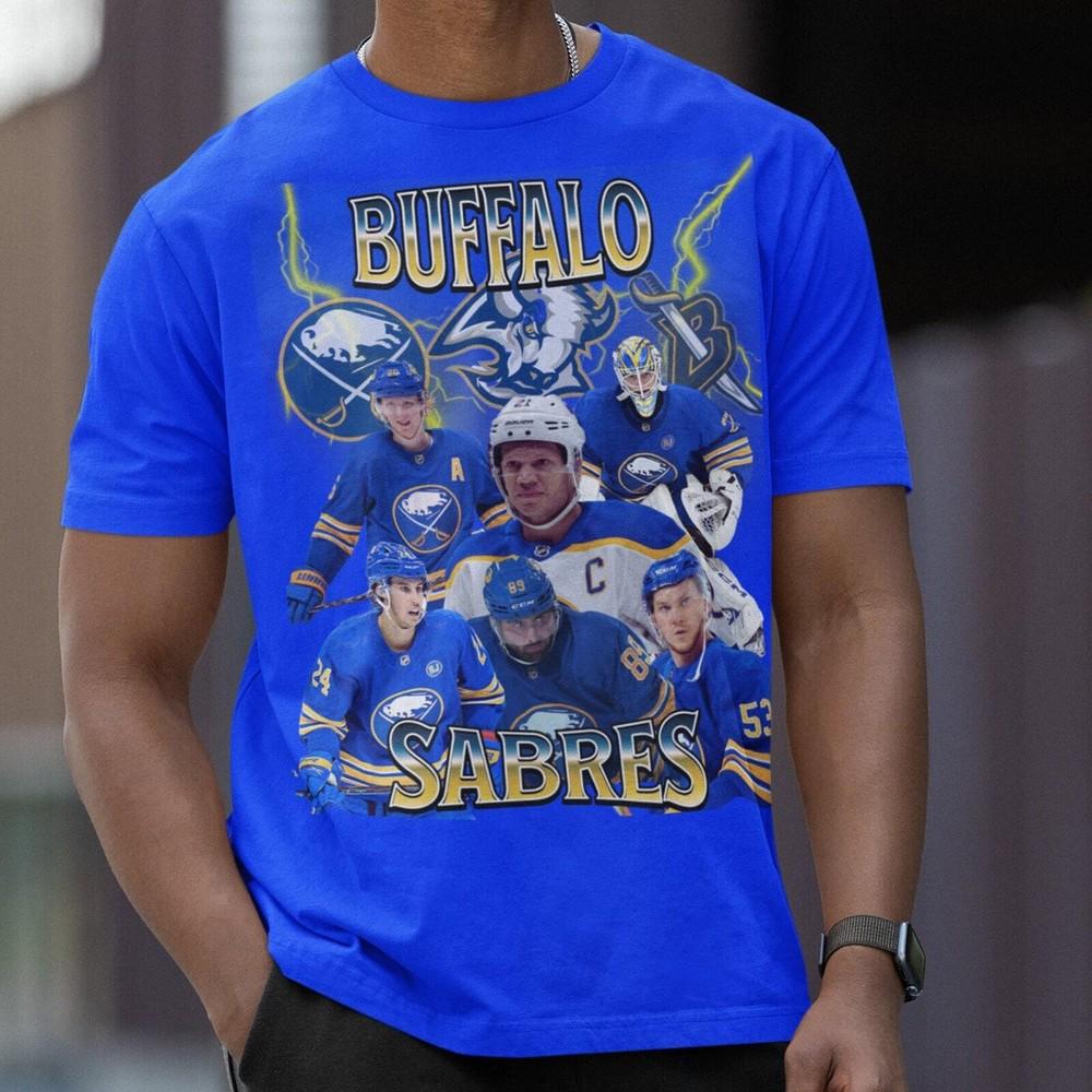 Футболка Buffalo Sabres NHL с круглым вырезом Чемпионат Канады по хоккею на траве Spor Унисекс Футболка
