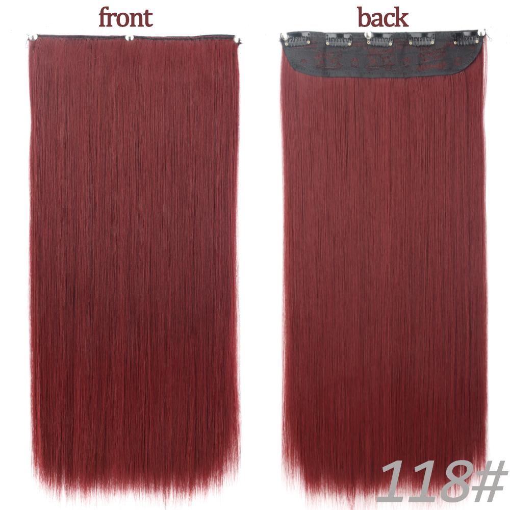 MERISIHAIR Длинные волнистые синтетические волокна 22 дюйма 5 зажимов для наращивания волос Волнистые прямые волосы Черный Коричневый Блондинка Повседневная одежда