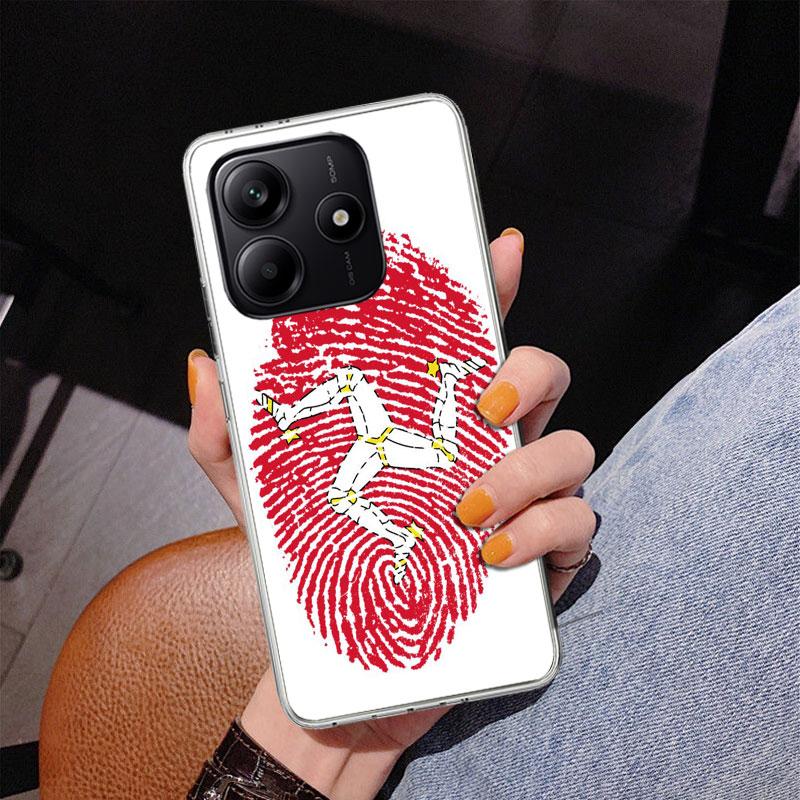 Чехол для телефона с гербом Острова Мэн для Xiaomi Redmi Note 15 14 14S 13 Pro Plus 12 12S 11S 11E 10S 10 11T 5G Uniq