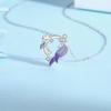 Ожерелье Butterfly Love Iris для женщин Niche Fresh Summer Collarbone Chain Fashion National Trend Style Round Garland Cuestion