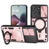 Чехол для Moto Edge 70 Ударопрочный Бронированный Сдвижная Защита Камеры Задняя Крышка для Motorola Edge70 X70 Air Магнитное Кольцо Держатель Чехол
