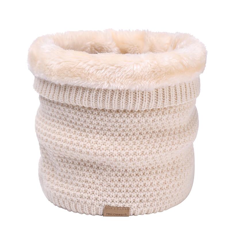 Autumn/Winter Knitted Fleece-Lined Neck Warmer