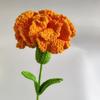 Mother's Day Gift Handmade Carnation Crochet Knitted Flowers Artificial Crochet Flowers Carnation for Bouquet Arrangement