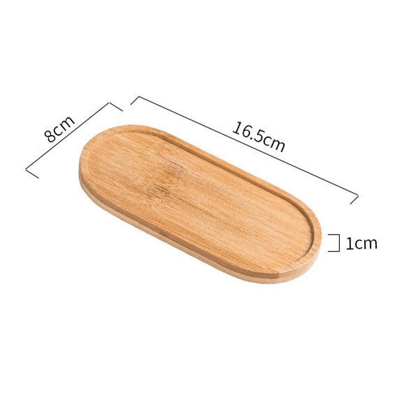 Деревянный поднос для мыла, туалетный столик, органайзер для бутылок, круглый квадратный лоток для хранения ювелирных изделий для ванной комнаты