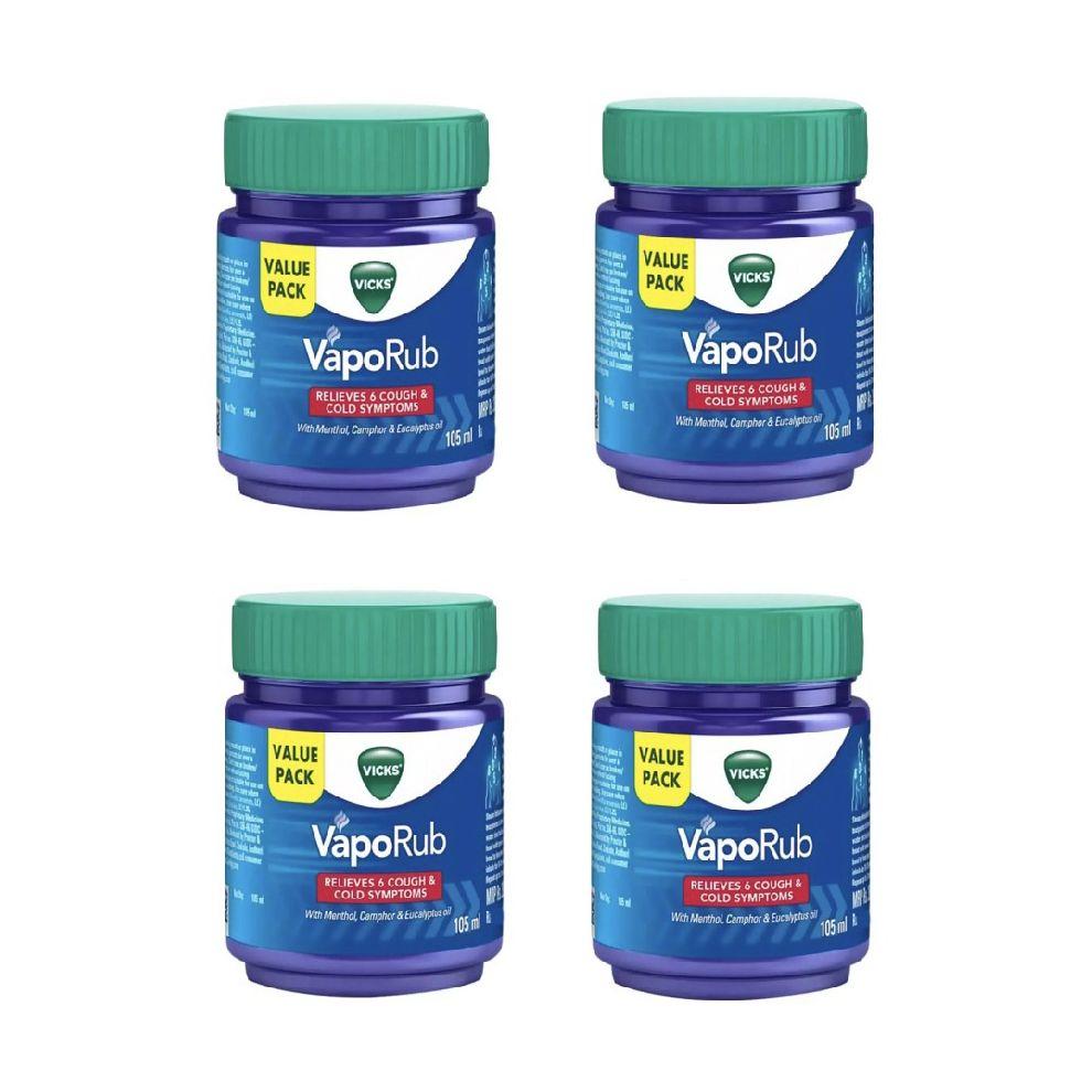 VapoRab Set (4 X 105 Ml), VapoRub Set, Vicks