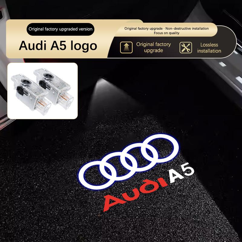 For Audi A4 B5 B6 B7B8 A1 A3 8V 8P 8L A6 C5 C6 C7 A5 A7 A8 Q3 Q5 Q7 TT S3 S6 Sline Quattro Led Car Logo Laser Welcome Door Light