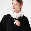 Fashion White Shirt Fake Collar Women Necklace Detachable Lapel Shirt Fake Collar Shawl Removable Collars Clothing Accessories