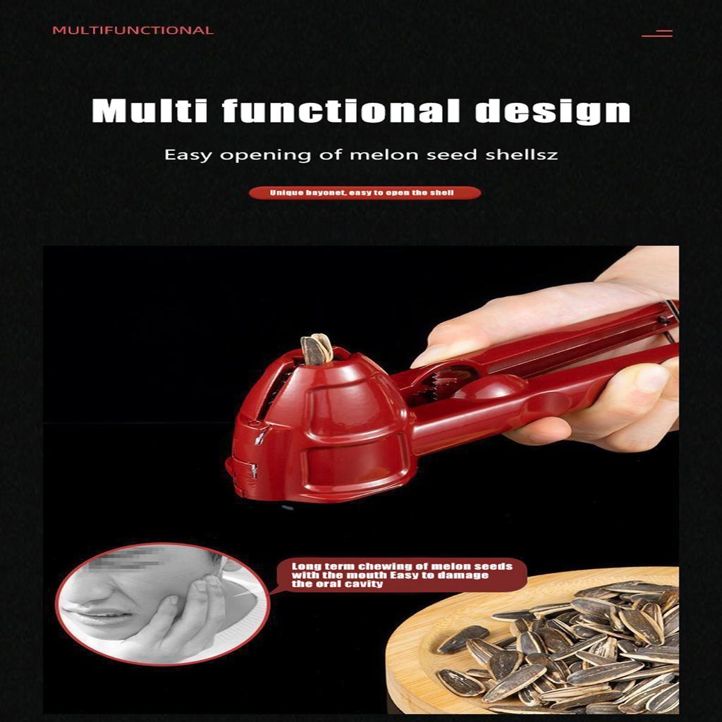 Sunflower Seed Peeler, Sunflower Seed Splitter, Sunflower Seed Sheller Opener, Efficient Nut Tool,Multifunctional Portable Funnel Walnut Pliers