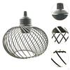 Hollow Metal Pendant Shade, Industrial for Dining Space and Teahouse