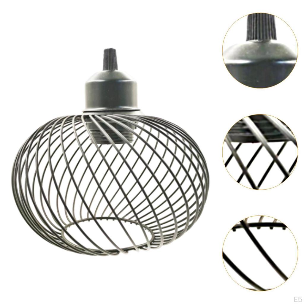 Hollow Metal Pendant Shade, Industrial for Dining Space and Teahouse