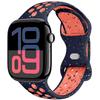 Силиконовый ремешок для Apple Watch 11 10 9 8 7 46 мм 45 мм 42 мм 41 мм Ultra 3/2 49 мм Дышащий браслет для iWatch 6 5 4 SE 44 мм