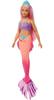 barbie Dreamtopia Mermaid Doll Pink with Pink Ombre Mermaid Tail and Tiara (Curvy, Hair)