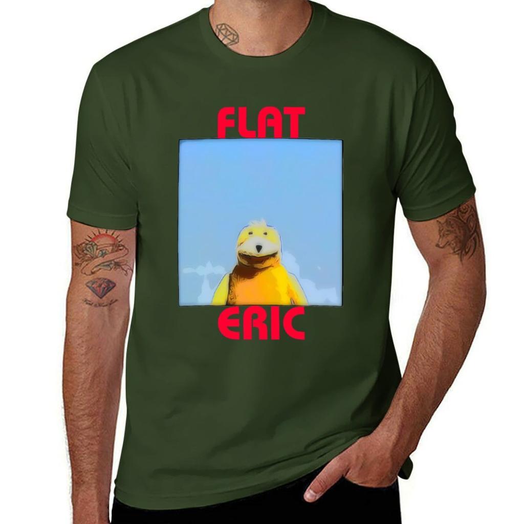 Футболка Flat Eric смешные костюмы спортивные фанаты кроссвит футболка мужская приталенные футболки для мужчин