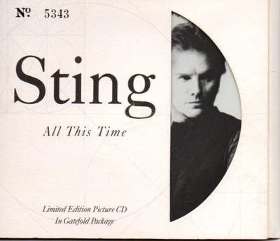 CD STING - All This Time / I Miss You Kate / K AMCDR713 A&M 1991 US Рок Б/У