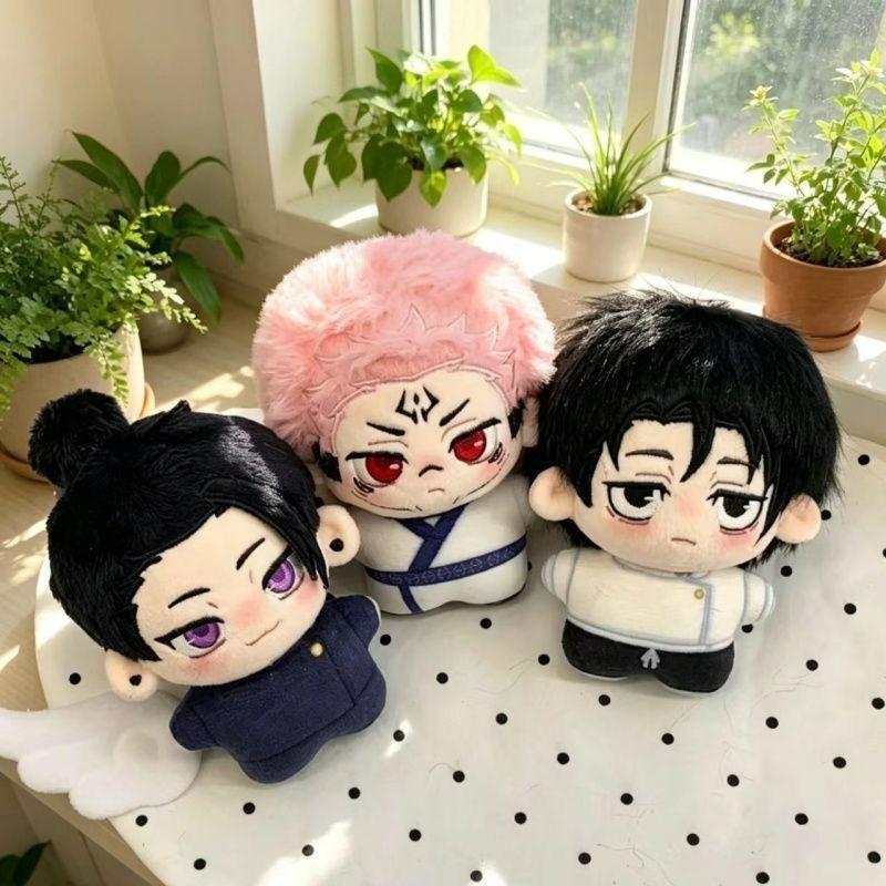 Магическая битва 10 см Милый Плюшевый Итадори Годзё Сукуна Хигурума Гэто Оккоцу Милая Мягкая Аниме Кукла Брелок Подвеска для Сумки Подарок Игрушка