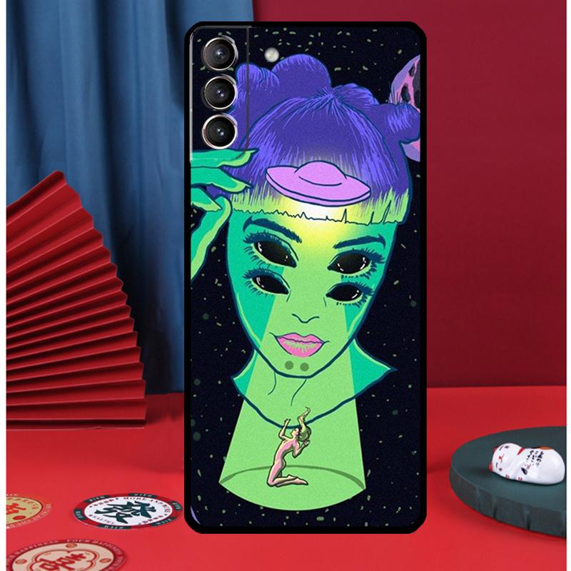 Чехол для телефона в стиле Хиппи Гранж для Samsung Galaxy S25 S24 Ultra S9 S10 S20 S21 S22 S23 Plus S24 FE Задняя крышка