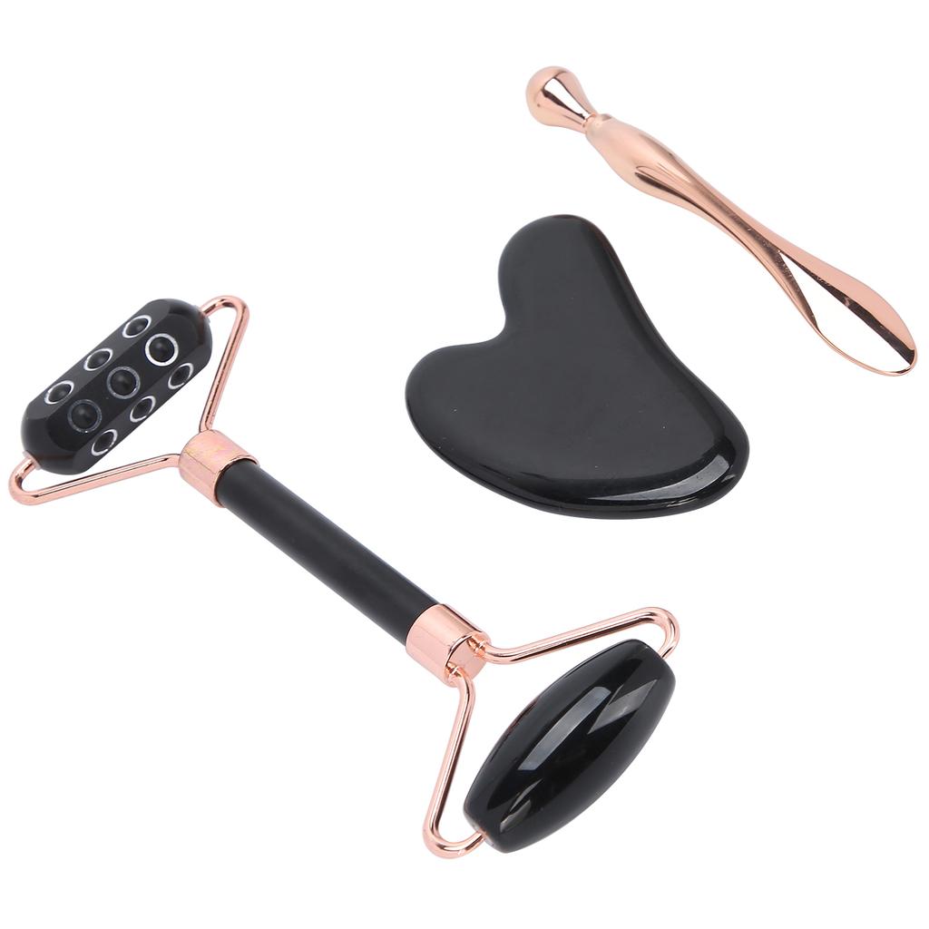 Массажер для лица с германиевым валиком, доска для скребков для лица, набор ложек для крема для глаз