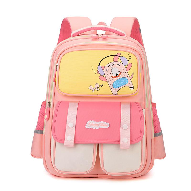 Adorable Cute Cartoon Backpack For Elementary Students Lightweight With Large Capacity