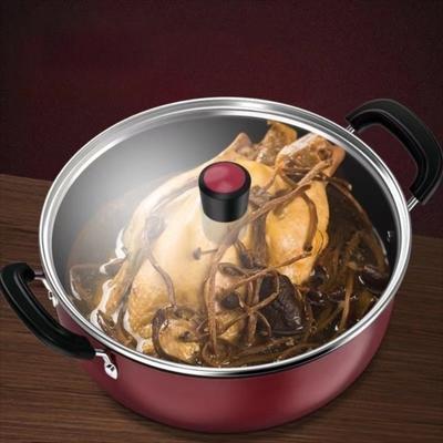 Прочная алмазная кастрюля для супа, рагу, бульона, с антипригарным покрытием, с крышкой, сковорода, многофункциональная чугунная кастрюля, для газовой, индукционной плиты