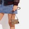 Coach Studio 12 Gold Lock Classic Monogram Quilted Flap Closure Crossbody Bag Women crossbody bag Brown CH786-B4NQ4