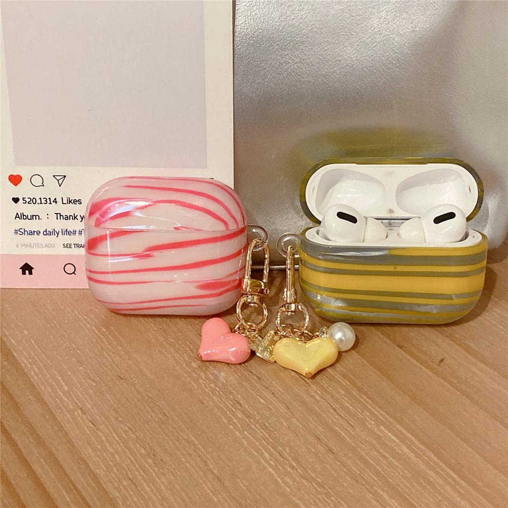 Цветной чехол с узором из ракушек-ленточек для Bluetooth-гарнитуры Apple AirPods Pro 1-го поколения, чехол для наушников 1-го поколения 1